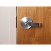 Trans Atlantic Co. Heavy Duty Brushed Chrome Commercial Entry Door Lever/Handle with Lock and IC Core DL-LHV53IC-US26D